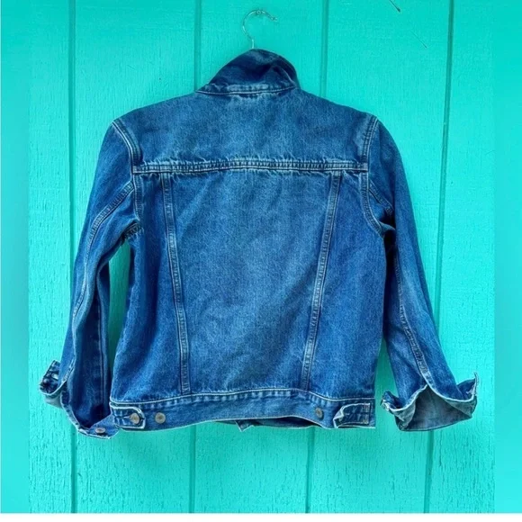 Gap Kids Organic Cotton Icon Denim Jacket Size XL (12-13) - Picture 7 of 7